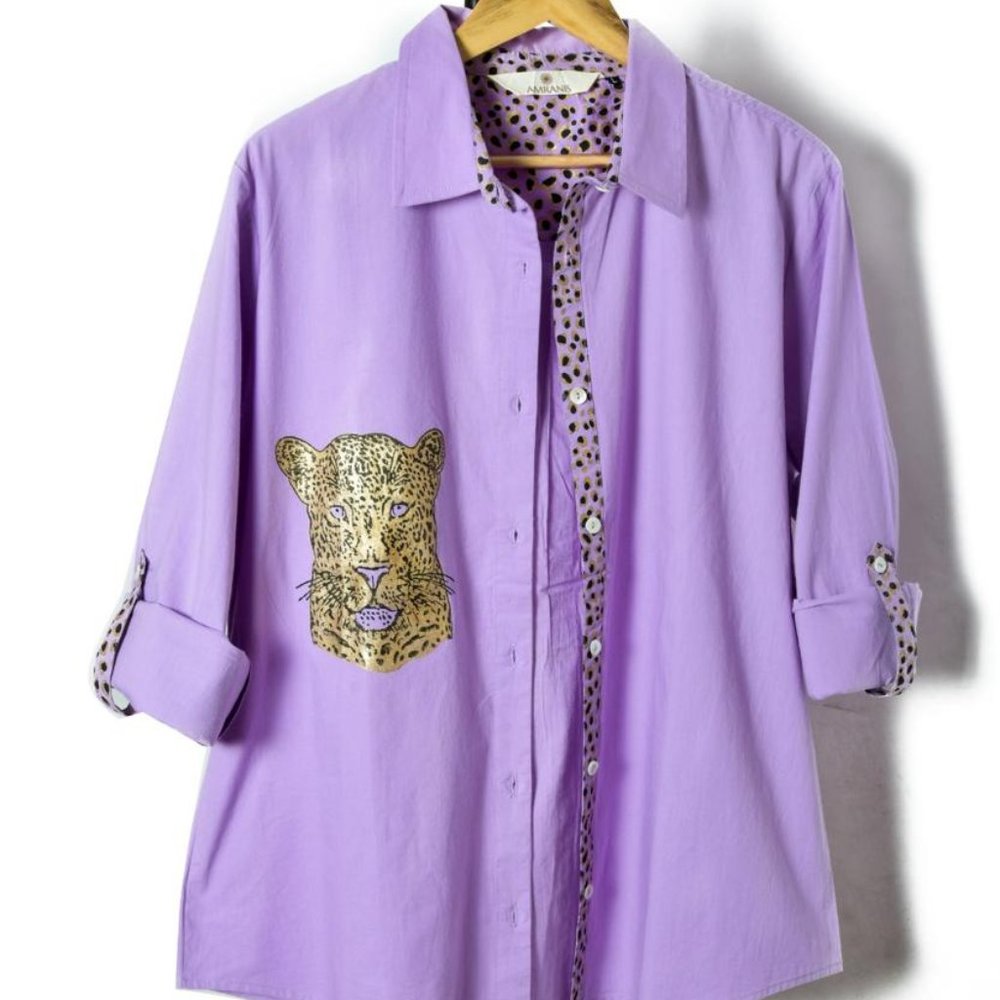 BRAND NEW The Classic Cheetah Patch Shirt